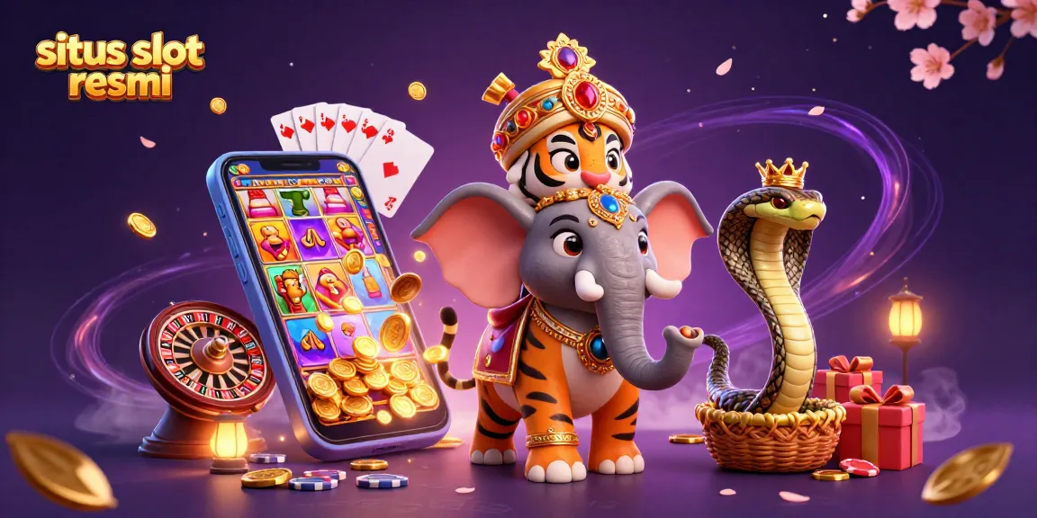Experience thrilling gameplay with situs slot resmi showcasing vibrant slot game elements and a lively atmosphere.