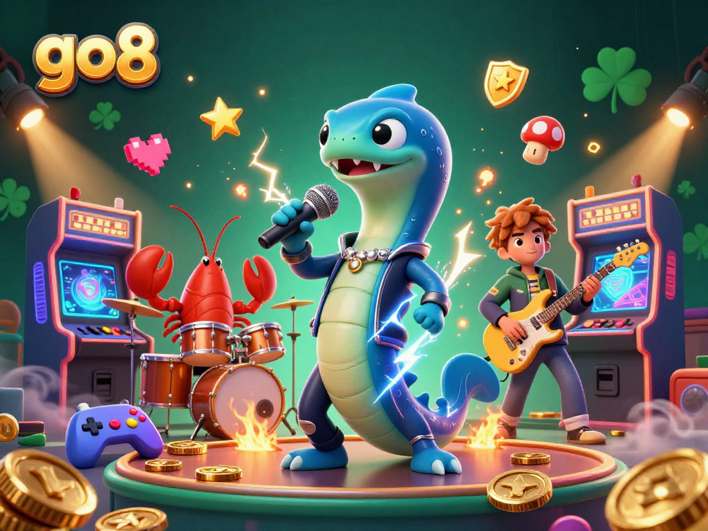 Engage with go8’s exciting gaming world featuring lively underwater casino entertainment and vibrant arcade elements.