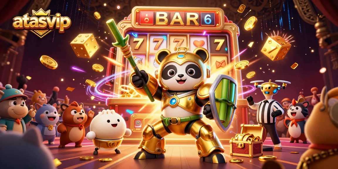 Experience the excitement of winning at atasvip with the golden panda pilot and a jackpot explosion.