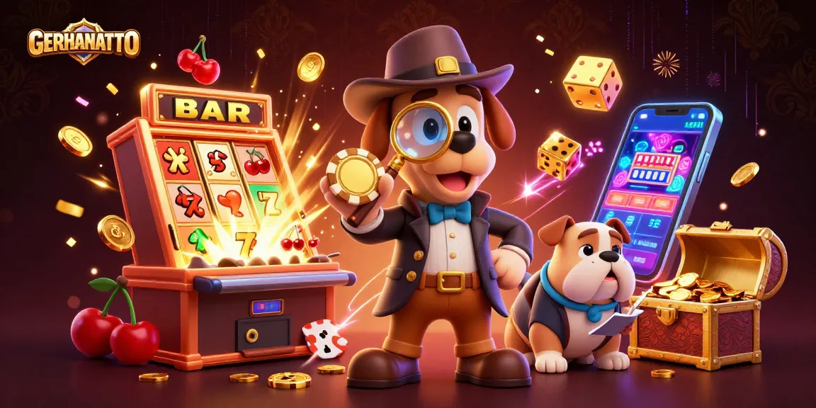 Menggali kemenangan di GERHANATOTO dengan detektif 3D yang memeriksa chip poker berkilau di tengah keriuhan kasino.