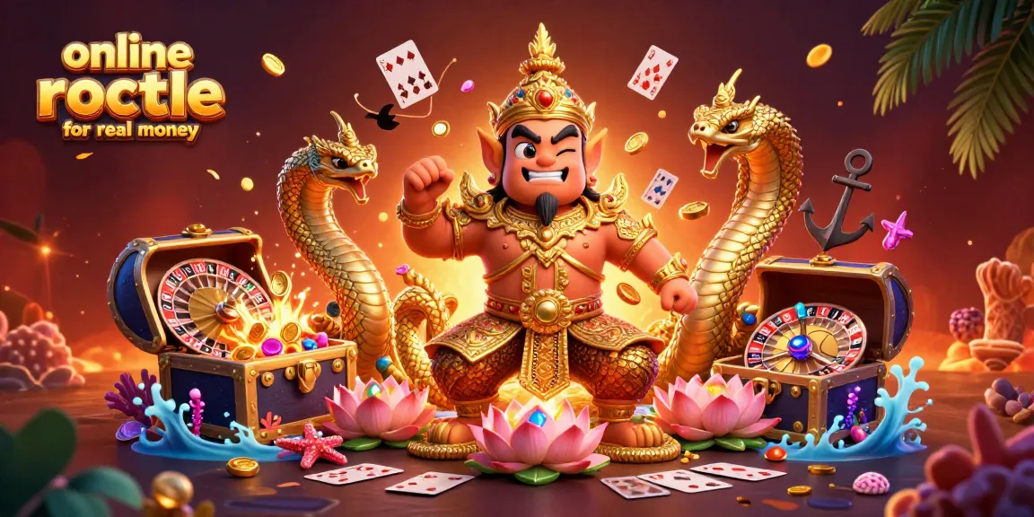 Experience online roulette for real money with vibrant 3D characters and dynamic casino elements