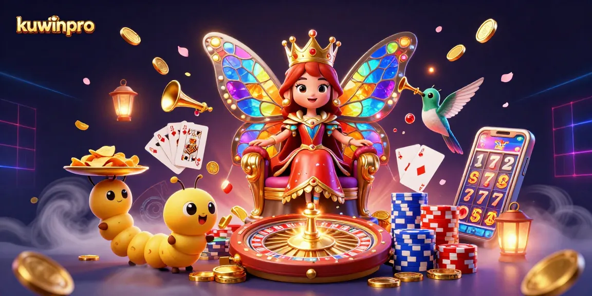 Experience thrilling gameplay at kuwinpro with colorful casino elements and charismatic characters.