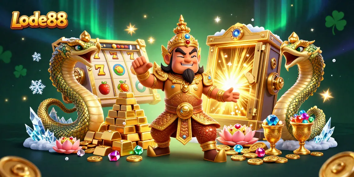 Lode88 captivates players with thrilling slot games featuring vibrant 3D characters and treasures.