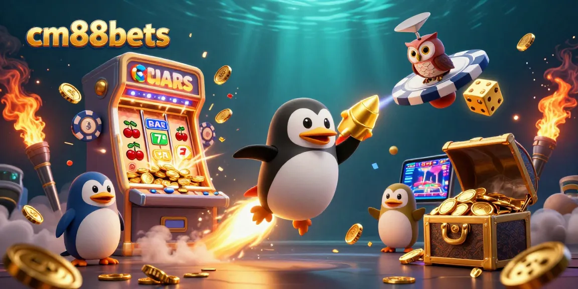 Experience exciting wins at cm88bets with a colorful explosion of casino-themed elements.