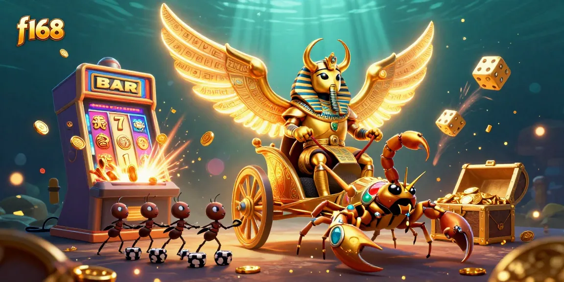 Experience thrilling slots and jackpots at f168, featuring dynamic gaming elements and vibrant visuals.