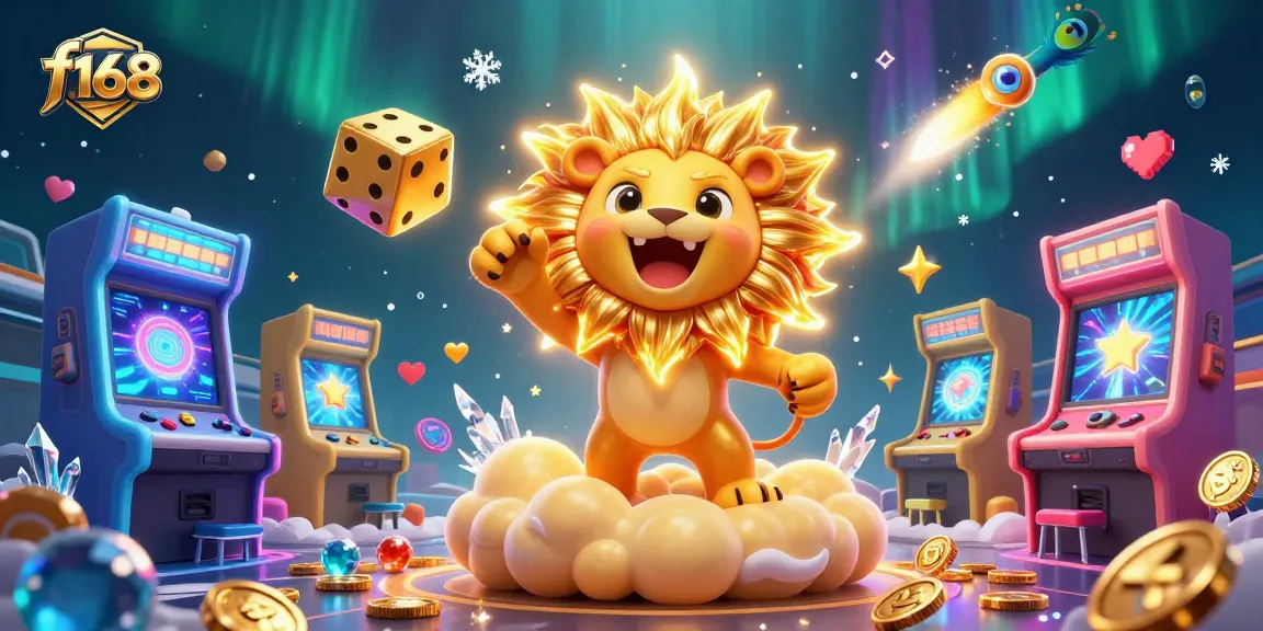 Experience fun betting adventures with f168 and vibrant games adorning a rich casino scene.