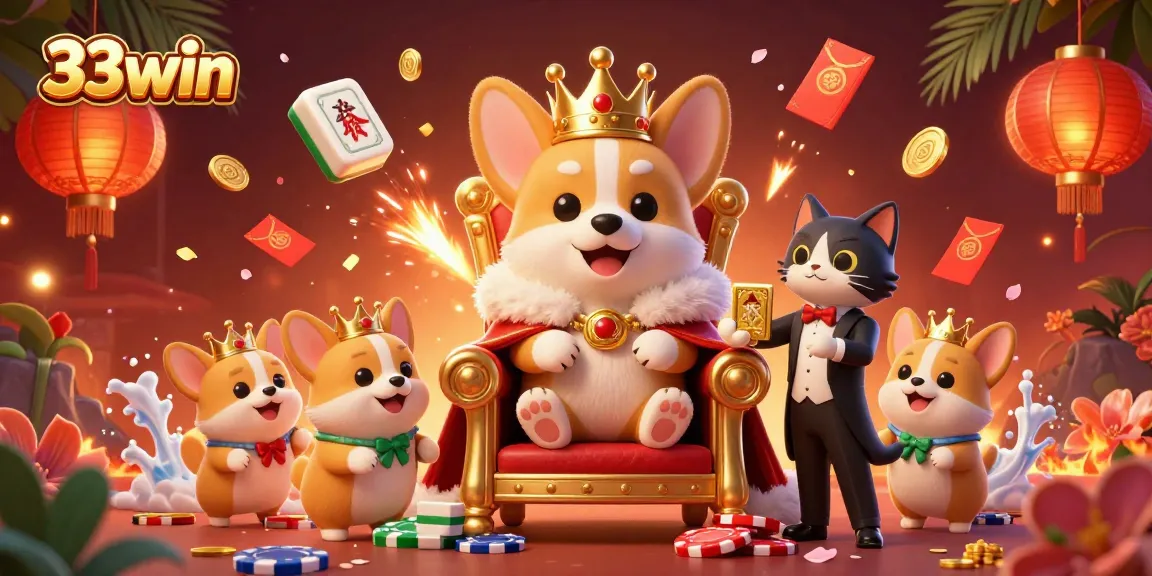 Win big at 33win with exciting games and vibrant visuals in this captivating casino scene.