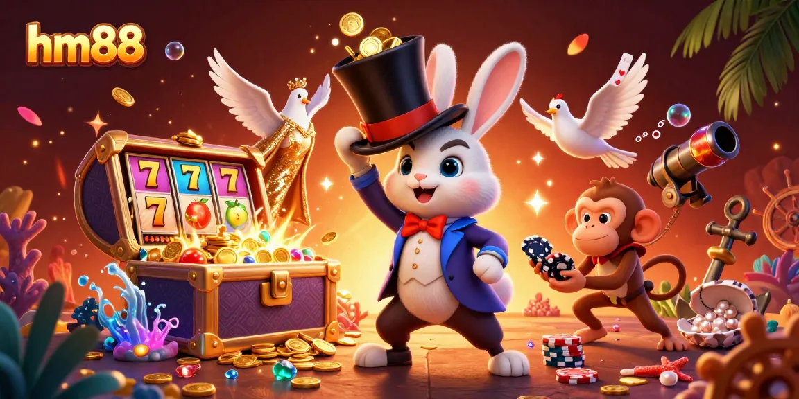 Play exciting slots at hm88 with magical characters pulling in wins and treasures.