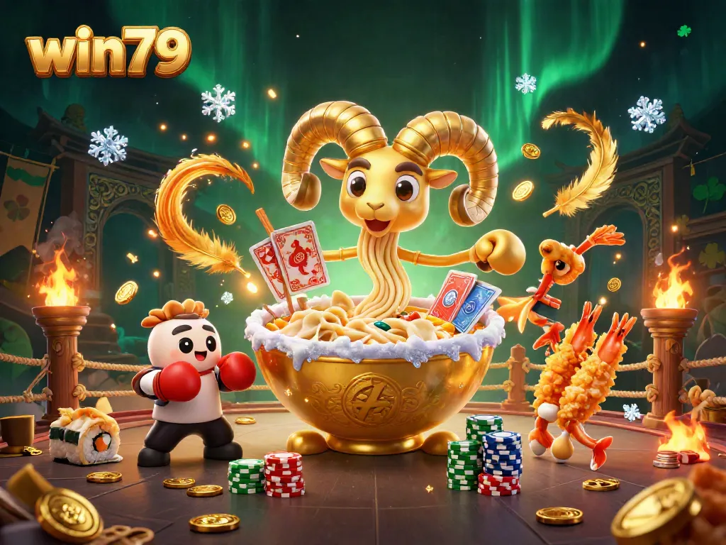 Engage with win79's thrilling world of gaming featuring vibrant characters in a casino setting.