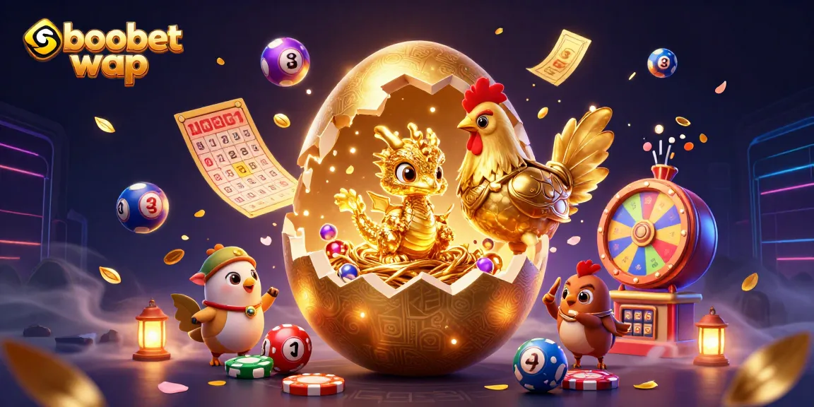 Engage with sbobet wap in an exciting 3D casino adventure featuring golden dragons and lottery elements.