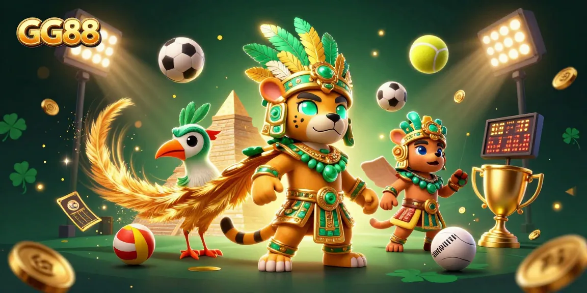 Experience exciting gaming action at GG88 with dynamic characters and vibrant casino elements.