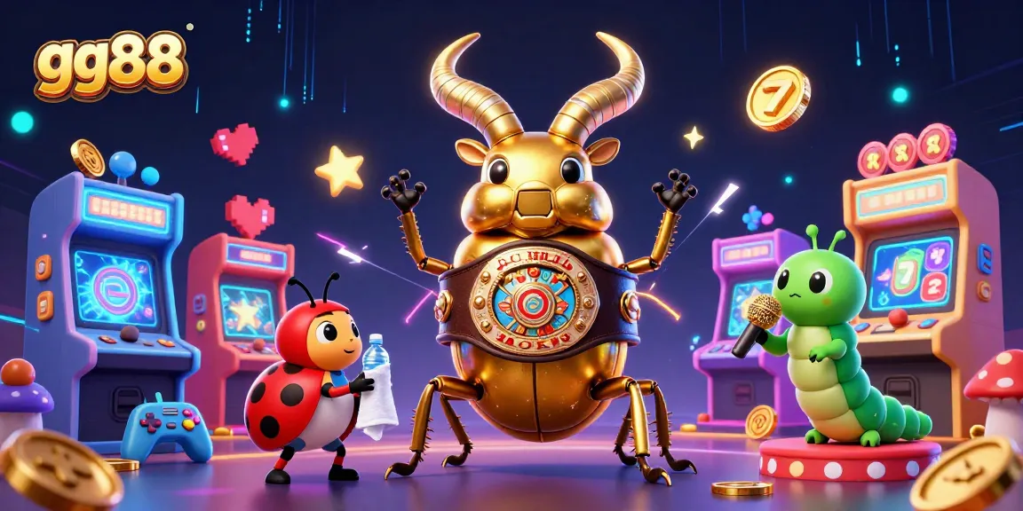 Engage in exciting gameplay with gg88’s vibrant 3D casino scene featuring unique characters.