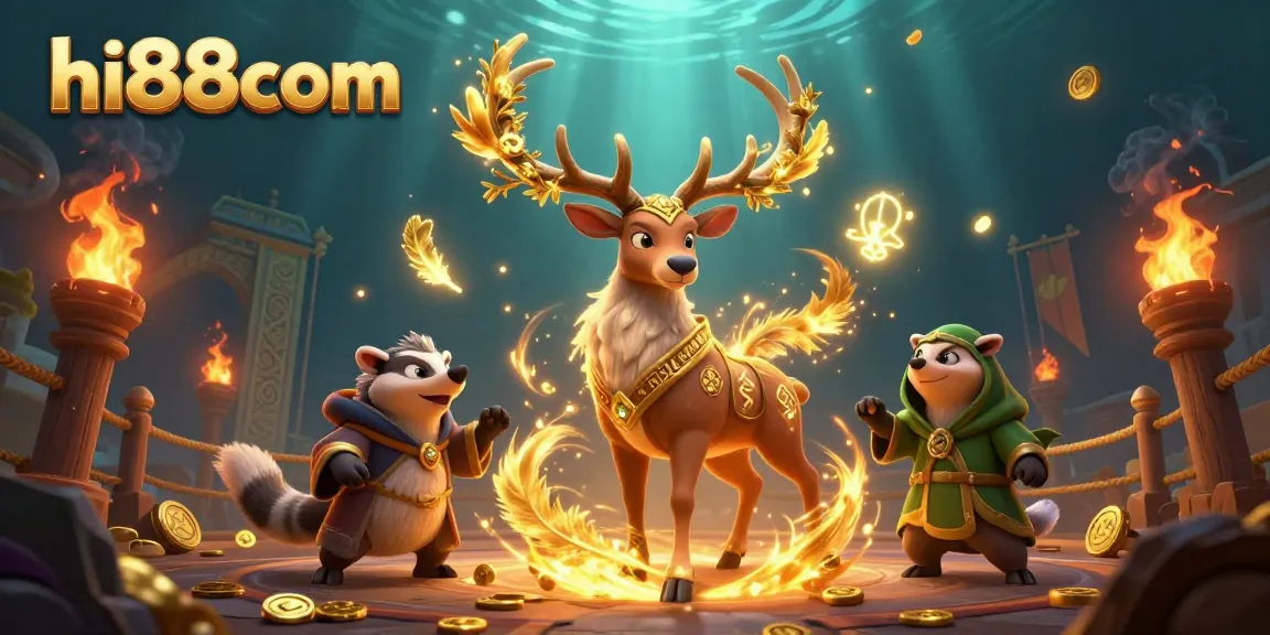 Experience thrilling gameplay at hi88com with enchanting characters and casino ambiance.