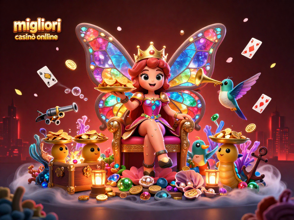 I migliori casinò online nel mondo del gioco d'azzardo, con elementi colorati e attrazioni uniche.